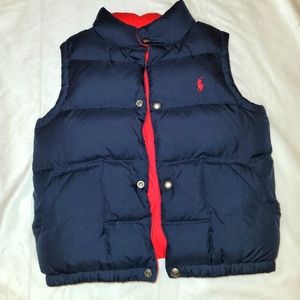 Polo Ralph Lauren Boys Puffer Vest (Red/Blue)